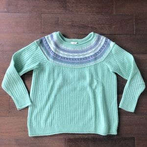 Sundance mint sweater